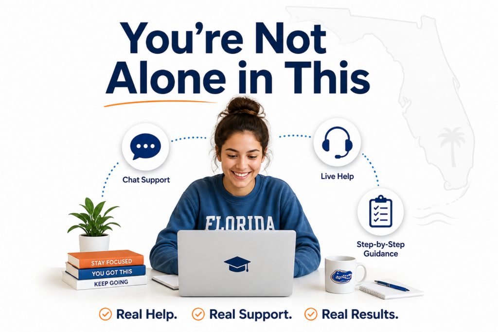 real estate course support
